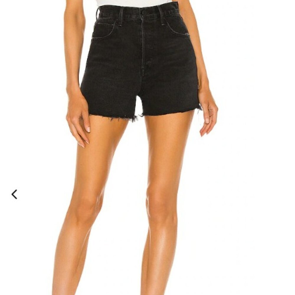 GRLFRND Jules Super High Rise Vintage Short in Highland. Size 28